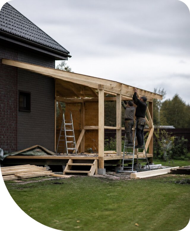 Строительство малых строений под ключ для дома и участка в Дивногорске